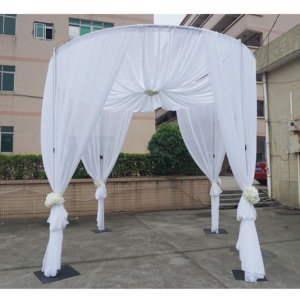 ระบบขาตั้งฉากหลังบูธแบบพกพา ปรับได้ พร้อมท่อและผ้าม่าน - Product Image 2
