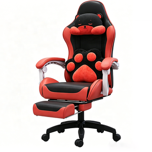 <span class=keywords><strong>Chaise</strong></span> de jeu convertible en acier inoxydable, réglable à 360°, ergonomique, pivotante, inclinable, pour bureau à domicile - Product Image 5