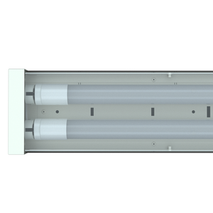 PC khuếch tán đôi ống sắt Bracket LED tuyến tính lịch thi đấu cao lumen LED Batten chiếu sáng lịch thi đấu - Product Image 2