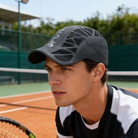 Gorra de béisbol transpirable de malla de secado rápido para verano, con letras impresas, anti-UV, deportiva, para correr, sombrero para el sol, estilo Newsboy, serigrafiada, para exteriores.