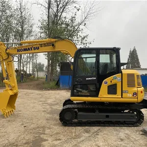 Bijna Nieuwe 2e Hand Pc70-8 Originele Japan Gemaakt 7ton Graafmachine Met Blad Volledig Onderhoud