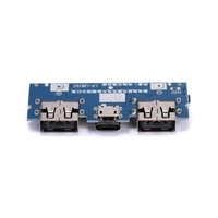 Module de suralimentation DIY pour carte mère de batterie externe avec port de charge Type-C et double USB, 5V 2.4A
