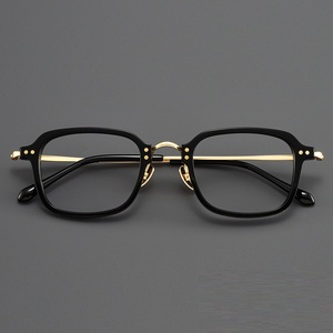 Yutai Acetate Titanium kính khung người đàn ông phụ nữ nam nữ vòng Kính mắt Frames Vintage Retro Kính Full Eyewear - Product Image 1