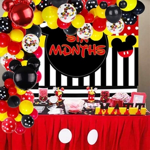 Kit <span class=keywords><strong>de</strong></span> Guirnalda <span class=keywords><strong>de</strong></span> Globos Inspirado en <span class=keywords><strong>Mickey</strong></span> para el Primer Año y Adorno <span class=keywords><strong>de</strong></span> Globo para Decoraciones <span class=keywords><strong>de</strong></span> Fiesta <span class=keywords><strong>de</strong></span> Cumpleaños <span class=keywords><strong>de</strong></span> Ratón o Baby Shower X0227-1 - Product Image 2