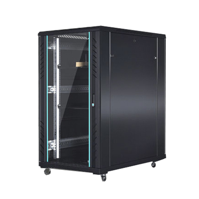 Factory Supply 19 Inch 600*800 Server Rack Cabinet-Stock Black Cold Rolled Steel ISO Certified