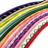 Sangle de sac bandoulière multi-usages en nylon paracorde à motif géométrique ondulé, pour téléphone portable et bouteille, OEM ODM