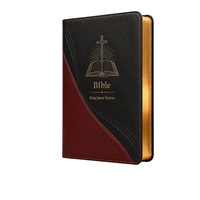 Service d'impression de livres personnalisés professionnels, couverture en PU, fabrication artisanale, cadeau violet, logos en relief, Bible espagnole