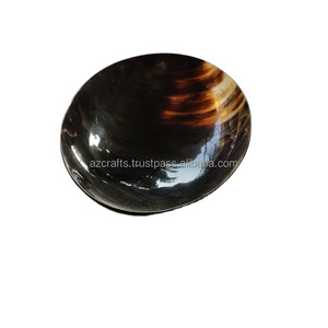 Cuencos de ensalada de estilo Animal pulido hechos a mano, recuerdo de boda de lujo, artesanías de cuerno Natural para el hogar - Product Image 2