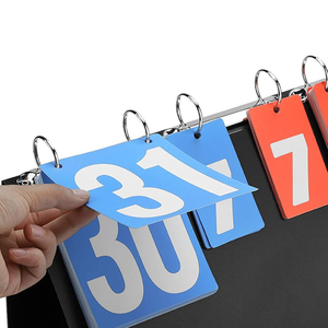 Puntuaciones de marcador de 4 dígitos 1-99 portátil de mesa Flip Scorekeeper <span class=keywords><strong>Score</strong></span> Flipper para voleibol baloncesto tenis de mesa - Product Image 6