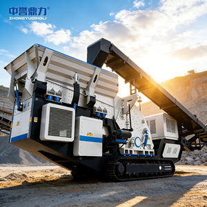 Estación <span class=keywords><strong>Móvil</strong></span> de Trituración sobre Orugas con Certificación CE para Infraestructura Rural 160-400TH Piedra Común de Alta Eficiencia - Product Image 1