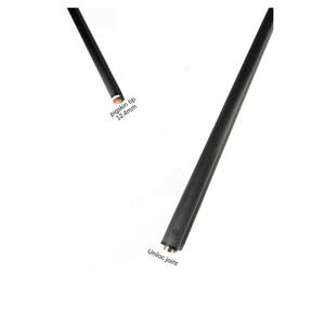 Queue de billard/snooker professionnelle en fibre de carbone avec fût en fibre de carbone - Conception 4/5 sections, durable, plusieurs diamètres de pointe (12mm-12.9mm) - Product Image 2