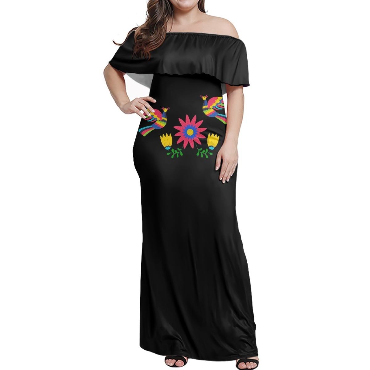 green emerald velvet dress Daisy Side Slit Evening Maxi Dress Red / One Size
