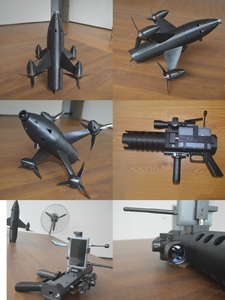 Drone FPV aéro-aérien propulsé par fusée avec application de contrôle à distance capable de suivi haute vitesse - Product Image 6