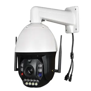 4K 8MP无线WiFi PTZ摄像机40X光学变焦36X彩色视频音频监控IP摄像机人形自动跟踪警报器