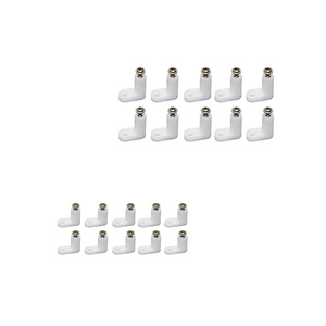 カスタムコンソールマザーボードプラスチック足<span class=keywords><strong>L</strong></span>形PCBボードスペーサー取り付け足ネジ回路基板アクセサリーDIY部品 - Product Image 1