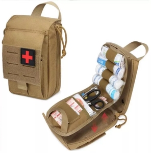 Pochette tactique Molle détachable d'urgence pour instruments médicaux, trousse de premiers secours, sac de rangement utilitaire - Product Image 1