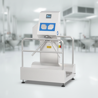 Machine à laver les bottes en acier inoxydable avec système de nettoyage automatique par brosse pour l'hygiène à l'entrée