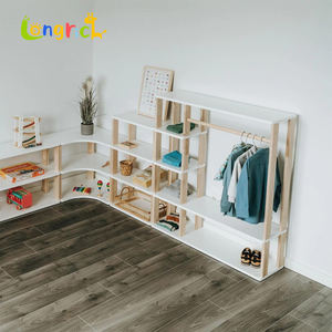 Organizador de Ropa de Madera Inspirado en Montessori, Estante de 5 Niveles para Guardarropa Infantil, Sistema de Armario para Niñas Pequeñas - Product Image 6