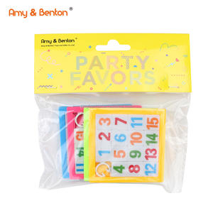 15 rompecabezas deslizante de plástico con números de diapositivas, juego IQ, herramienta de aprendizaje educativo, juguetes de recuerdo de fiesta, rompecabezas deslizante - Product Image 6