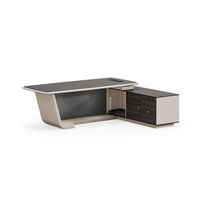 Ensemble de mobilier de bureau complet de luxe léger pour la maison, bureau en L, tables de bureau en L