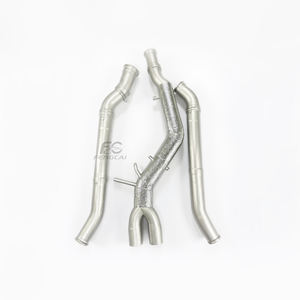 Для S58 2020 одноцентральная трубка + BMW M4 G82 G83 M3 G80 нержавеющая сталь 304 материал с изоляционным материалом - Product Image 3