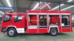 일본 유명 브랜드 4x2 드라이 파우더 폼 소방차 - Product Image 3