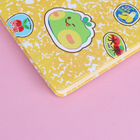 Cahier de revue à couverture rigide A5/A6 personnalisé de haute qualité en cuir PU personnalisé avec papier ligné avec logo et couverture en tissu