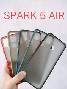 híbrido PC suave TPU parachoques Slim caja del teléfono mate para Tecno Nota 7 chispa 5 caliente 9 jugar caliente 9 - Product Image 4