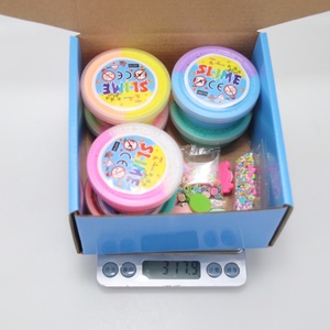 Kit de slime Skyward 6 pièces avec slime DIY parfumé sucette, biscuits, pâtisserie, café, slime scintillant, jouet anti-stress, boue de coton pour enfants - Product Image 5