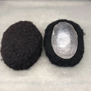 <span class=keywords><strong>Peluca</strong></span> Afro para <span class=keywords><strong>Hombre</strong></span> Africano con Ondas y Rizos de 2MM/4MM, Base de PU Completa, Color OMBRE, Cabello Corto, Cabello Real - Product Image 2