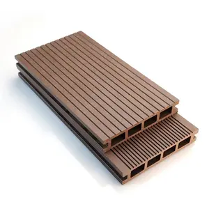 Plancher de terrasse extérieur en bois et plastique Composite 2022, plancher de pont en bois de chine, panneau en plastique