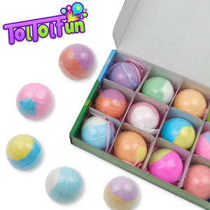 Bombas de Baño al por Mayor, Paquete de 24 Bolas Efervescentes Grandes con Ingredientes Orgánicos para Mujeres y Hombres, Hidratantes para Piel Seca, Regalo de Navidad - Product Image 4