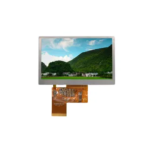 4.3 بوصة RGB LCD TFT شاشة 4.3 WVGA 800x480 شاشة الكريستال السائل للفيديو كتيب