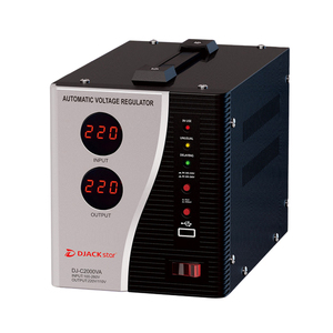 Régulateur de tension automatique industriel <span class=keywords><strong>DJACK</strong></span> STAR DJ-C2000VA Régulateur de tension 2000w - Product Image 1