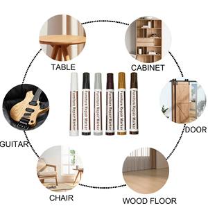 Kit riparazione <span class=keywords><strong>mobili</strong></span> legno marker Set pennarelli cera bastoni con temperino <span class=keywords><strong>mobili</strong></span> riparazione penna per macchie pavimenti pavimenti tavoli - Product Image 5