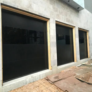 <span class=keywords><strong>Porte</strong></span> de <span class=keywords><strong>garage</strong></span> double moderne en verre trempé sans cadre 16x8 - Product Image 6