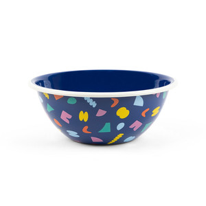 Prix bon marché Cadeaux promotionnels Logo personnalisé Vaisselle en émail écologique durable Bol de service nidification en émail blanc pour bonbons, fruits et céréales - Product Image 6