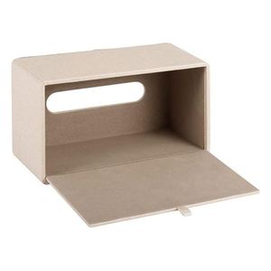 Wholesale Pu Leather Rectangular <b>Tissue</b> Box Cover <b>Tissue</b> Box Case Organizer Napkin <b>Paper</b> Box Holder With Magnetic Bottom - Product Image 3