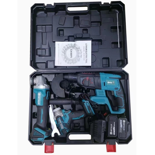 Binli Wholesale High Quality Cordless 3 Combo Kits Electric Brushless Power Tools Set