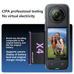 Batería Insta360 X4 con Estuche de Almacenamiento, Cargador Rápido con 3 Ranuras para <span class=keywords><strong>Insta</strong></span> <span class=keywords><strong>360</strong></span> One <span class=keywords><strong>X</strong></span> 4, Accesorios de Energía Originales - Product Image 3