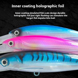 ZHUO RUN vente en gros de leurres de pêche à la traîne en mer appâts de plongée en profondeur doux maquereau espagnol gros poids de gramme <span class=keywords><strong>leurre</strong></span> vairon <span class=keywords><strong>loup</strong></span> de mer - Product Image 4