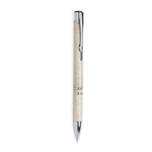Stylo bille promotionnel classique en plastique et paille de blé, design élégant bicolore, idéal pour le bureau et le travail quotidien – Prix direct usine - Product Image 5