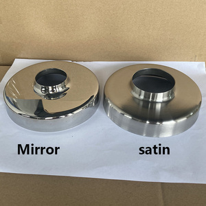 Tappo terminale del tubo del palo in acciaio inossidabile balaustra corrimano in vetro <span class=keywords><strong>balcone</strong></span> ringhiera per scale piastra del tubo <span class=keywords><strong>copertura</strong></span> decorativa - Product Image 2