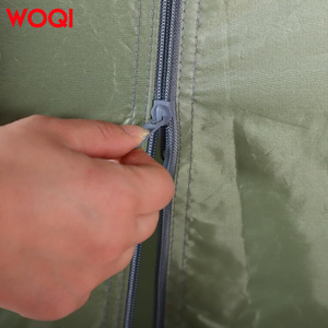 Tente de douche portable imperméable Woqi 120x120x190cm, simple couche, vert militaire, pour camping et plage, vestiaire - Product Image 1