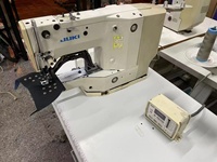 Machine à coudre industrielle d'occasion JUKI LK 1900 pour surpiqûres et boucles de pantalon - Maquina De Coser Usadas China Tomsewing