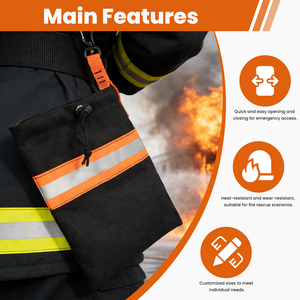 Paquete de Rescate para Bomberos Hurricane con Cinta de Nylon de 35' y <span class=keywords><strong>Kit</strong></span> de Equipo de Rescate Multifuncional - Product Image 4