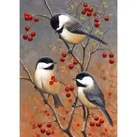 Caliente de la Fábrica de Navidad venta al por mayor arge tamaño de pinturas de arte con las aves
