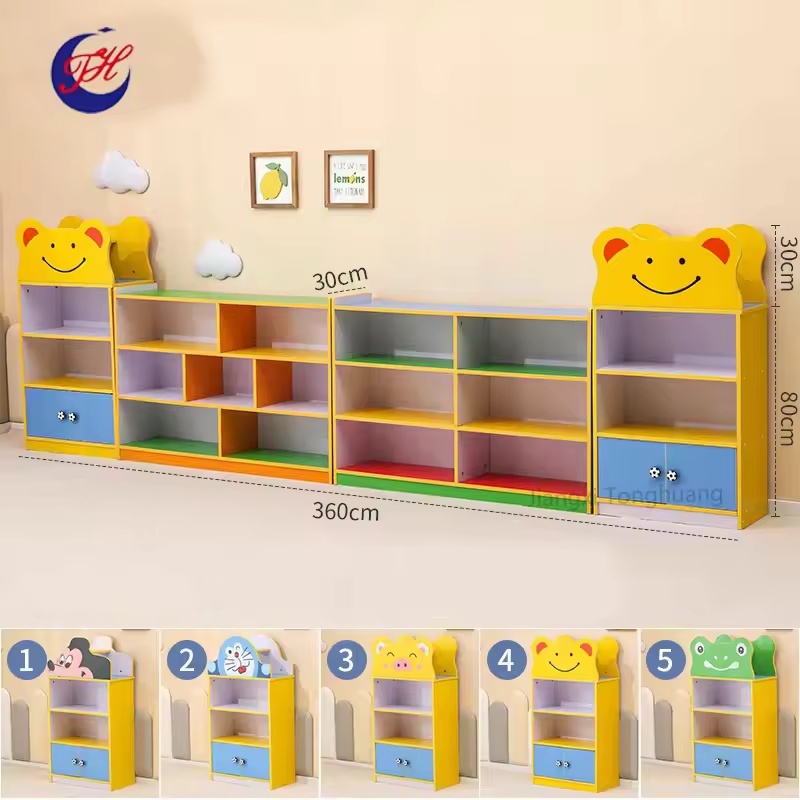 Montessori Wooden Children Furniture Early Cabinet