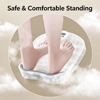 Planche d'étirement des mollets réglable sur 16 niveaux avec minuteur, planche inclinée antidérapante pour l'étirement des muscles des jambes, pour la physiothérapie à domicile