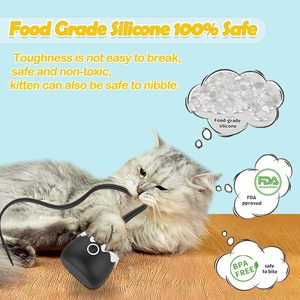 Giocattolo Interattivo per Gatti con Coda Elettronica Ricaricabile in PVC+PP+Poliestere, Ecologico, per Esercizio Indoor - Product Image 3